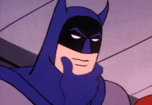 Animated image of Batman scratching his chin, thinking about ridiculous misconceptions about using Google Ads on a small budget.