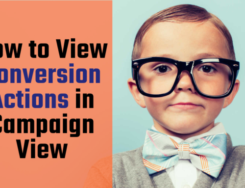 How to View Conversion Actions in Campaign View (Google Ads)